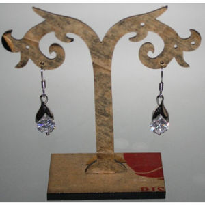 CZ Gold Filled Silver Earrings Women's Jewelry New Fashion